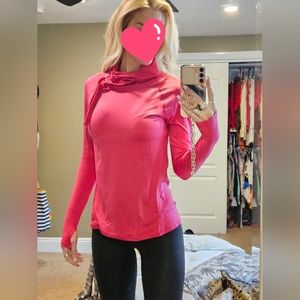 Layer 8 Cowl-neck Workout Top